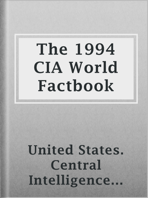 Cover image for The 1994 CIA World Factbook